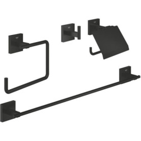 Set d'accessoires 4 en 1 - GROHE - 411152430 - Start Cube - Noir mat Set d'accessoires 4 en 1 - GROHE - 411152430 - Start Cube - Noir mat