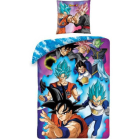 Parure de lit - DRAGON BALL Z - Son Goku vs Goku Rosé - Microfibre - 1 housse de couette 140 x 200 cm + 1 taie 63 x 63 cm Parure de lit - DRAGON BALL Z - Son Goku vs Goku Rosé - Microfibre - 1 housse de couette 140 x 200 cm + 1 taie 63 x 63 cm