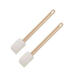 Ensemble de 2 Maryses de pâtisserie et de cuisine - FACKELMANN - Manche en résine - 42 cm Ensemble de 2 Maryses de pâtisserie et de cuisine - FACKELMANN - Manche en résine - 42 cm