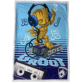 Couverture Sherpa - LES GARDIENS DE LA GALAXIE - Groot - 100 x 150 cm Couverture Sherpa - LES GARDIENS DE LA GALAXIE - Groot - 100 x 150 cm