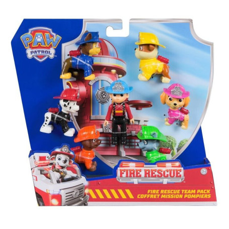 Figurines Pat Patrouille Fire Rescue Multipack