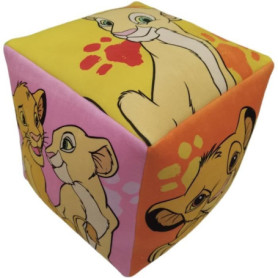 Coussin premium - Cube - LE ROI LION - Microfibre - 25 x 25 x 25 cm Coussin premium - Cube - LE ROI LION - Microfibre - 25 x 25 x 25 cm