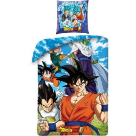 Parure de lit - DRAGON BALL Z - Microfibre - 1 housse de couette 140 x 200 cm + 1 taie 63 x 63 cm Parure de lit - DRAGON BALL Z - Microfibre - 1 housse de couette 140 x 200 cm + 1 taie 63 x 63 cm