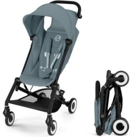 Poussette canne ultra-compacte Agis CYBEX - 5 a 22 kg (6 mois - 4 ans) - poussette légere 6,3 kg - compatible avion - Stormy Blu Poussette canne ultra-compacte Agis CYBEX - 5 a 22 kg (6 mois - 4 ans) - poussette légere 6,3 kg - compatible avion - Stormy Blu
