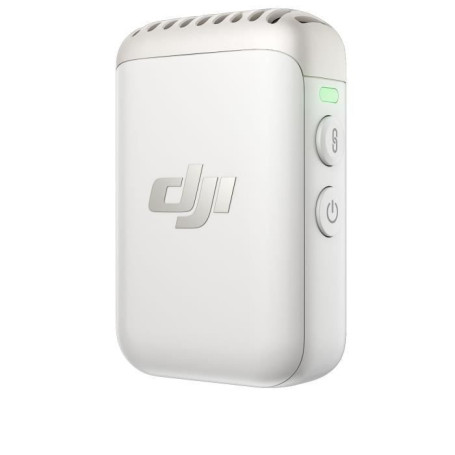 Émetteur sans fil - DJI - Mic 2 - Pearl White - Audio HD - Enregistrement 32 bits