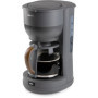 Cafetiere filtre - DOMO - DO754K - 1,25 L - 10 tasses - Gris / Bois