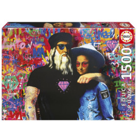 Puzzle - EDUCA - Leo et Lisa - 1500 pieces - 60 x 85 cm - Dessins animés et BD Puzzle - EDUCA - Leo et Lisa - 1500 pieces - 60 x 85 cm - Dessins animés et BD