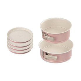 Set de 2 moules a manqué et moules pour layer cake - DR oeTKER - Rétro - 18 et 20 cm Set de 2 moules a manqué et moules pour layer cake - DR oeTKER - Rétro - 18 et 20 cm