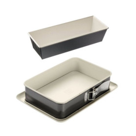 Moule a cake et moule a gâteau rectangulaire - DR oeTKER - Back Trend - 30 cm et 28 x 18 cm Moule a cake et moule a gâteau rectangulaire - DR oeTKER - Back Trend - 30 cm et 28 x 18 cm