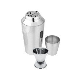 Set Shaker a cocktails en inox 400 ml et doseur a alcool 2 et 4 cl - FACKELMANN - Bar Concept Set Shaker a cocktails en inox 400 ml et doseur a alcool 2 et 4 cl - FACKELMANN - Bar Concept