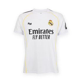 Real Madrid Maillot Domicile 25 2/26 pour Adultes - Tailles S à XXL - Saison 2025/2026 - Maillot de Football Homme Produit Offic Real Madrid Maillot Domicile 25 2/26 pour Adultes - Tailles S à XXL - Saison 2025/2026 - Maillot de Football Homme Produit Offic
