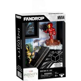 Figurine - FANDROP x STAR WARS - Iron Man vs Loki - Vitrine avec scene culte + mini affiche - 18 cm Figurine - FANDROP x STAR WARS - Iron Man vs Loki - Vitrine avec scene culte + mini affiche - 18 cm