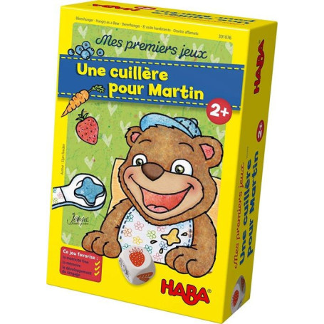 Jeu de mémoire et d'adresse HABA - Mes Premiers Jeux  Une Cuillere pour Martin - 2 ans et plus