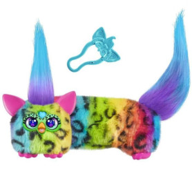 Furby DJ Furblets Rain-Bow-Kat, Mini peluche électronique, jouet pour enfant, 45 sons et musiques, des 6 ans Furby DJ Furblets Rain-Bow-Kat, Mini peluche électronique, jouet pour enfant, 45 sons et musiques, des 6 ans