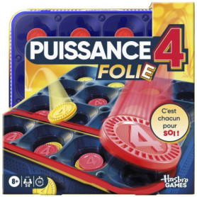 Puissance 4 Folie, jeu de groupe familial pour enfants et adultes, rebondir par 4 pour gagner, des 8 ans Puissance 4 Folie, jeu de groupe familial pour enfants et adultes, rebondir par 4 pour gagner, des 8 ans