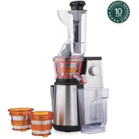 Extracteur de jus vertical Vitalice - HKoeNIG - GSX22 - 400 W - 1 L - Inox / Noir Extracteur de jus vertical Vitalice - HKoeNIG - GSX22 - 400 W - 1 L - Inox / Noir