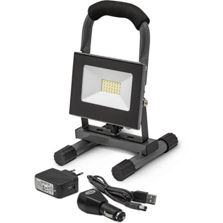 Projecteur Led rechargeable - I-Watts - I-SPR10PBK - 10 W - 450 lumens