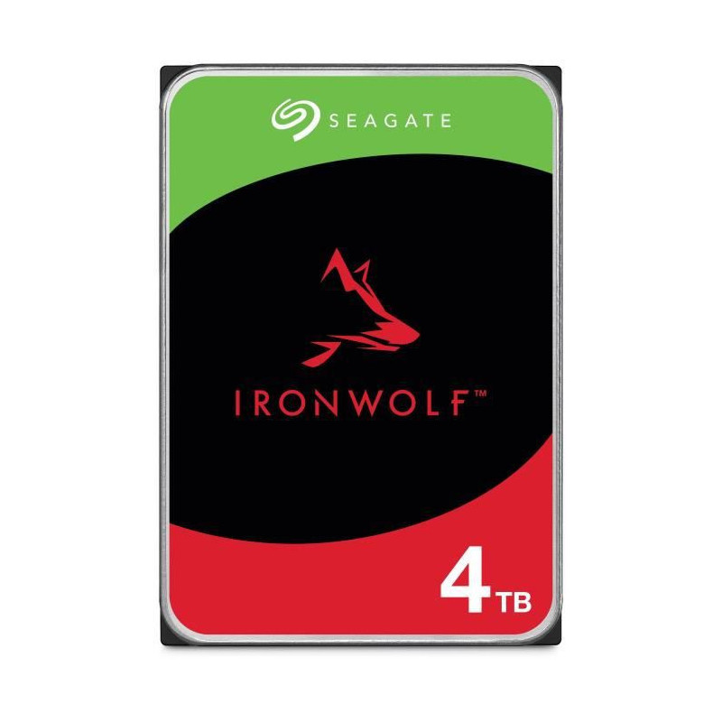 Seagate - Disque dur Interne - NAS IronWolf - 4To - 3.5 - 5400 tr/min (ST4000VN006)