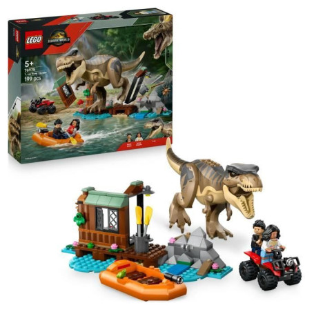 Jeu de construction - LEGO - 76975 - Jurassic World - T. rex - 199 pieces - a monter soi-meme
