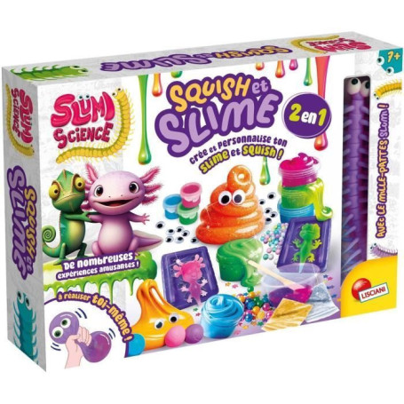 Squish et slime - Kit Scientifique - SLUMI SCIENCE  - Composants Variés, Recettes Illustrées