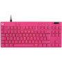 Clavier gamer - Filaire - Logitech G - Pro X TKL Rapid - AZERTY - Rose