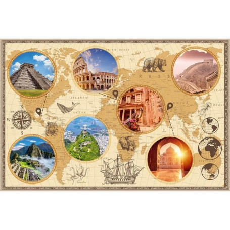 Puzzle 3000 pieces : Merveilles du monde moderne 63,39 €