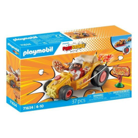 Playmobil 71634 - Kart Pizzaiolo - Moteur rétractable - 1 personnage - 36 accessoires - Multicolore Playmobil 71634 - Kart Pizzaiolo - Moteur rétractable - 1 personnage - 36 accessoires - Multicolore