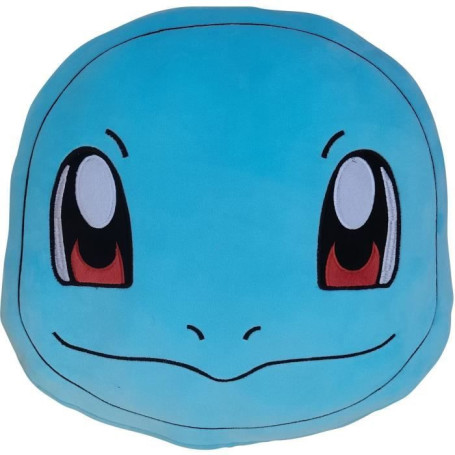 Coussin premium - POKEMON - Visage Carapuce - Microfibre - 40 cm