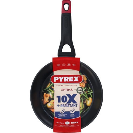 Poele profonde - PYREX - 1455026 - En aluminium forgé - Antiadhésif - 26 cm - Sans PFAS
