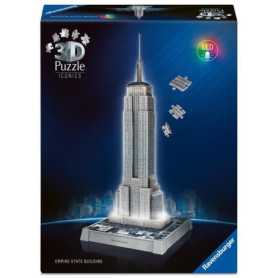 Puzzle 3D Iconics - Empire State Building illuminé Puzzle 3D Iconics - Empire State Building illuminé