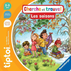 Ravensburger-tiptoi-Livre interactif-Cherche et trouve Les saisons-Jeu éducatif électronique,sans écran-A partir de 2 ans-130990 Ravensburger-tiptoi-Livre interactif-Cherche et trouve Les saisons-Jeu éducatif électronique,sans écran-A partir de 2 ans-130990