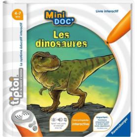 tiptoi, Livre interactif, Mini Doc' Les dinosaures, 4 ans, 13099018, Ravensburger tiptoi, Livre interactif, Mini Doc' Les dinosaures, 4 ans, 13099018, Ravensburger