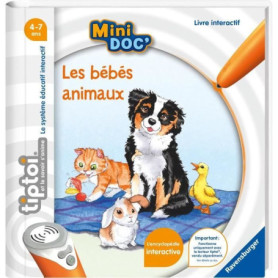 tiptoi,  Livre interactif,  Mini Doc',  Les bébés animaux, 4 ans, 13099022, Ravensburger tiptoi,  Livre interactif,  Mini Doc',  Les bébés animaux, 4 ans, 13099022, Ravensburger