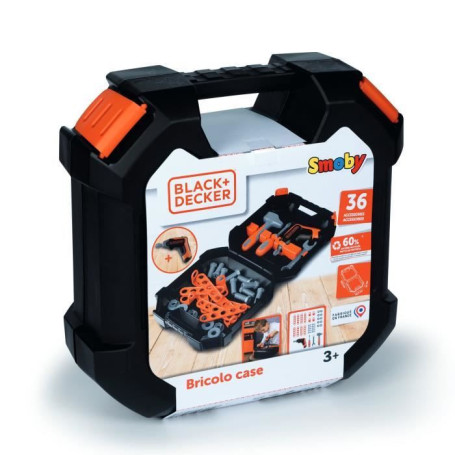 SMOBY - Black & Decker - Mallette Bricolo - des 3 ans
