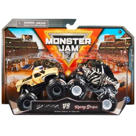 Véhicule die-cast - Spin Master - Monster Jam - 1:64 - Pack de 2 - Mixte - 3 ans et plus