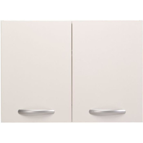 Spring - Meuble haut de cuisine avec égouttoir - 2 portes - L80 x P35,6 x H57,9 cm - Blanc - Parisot