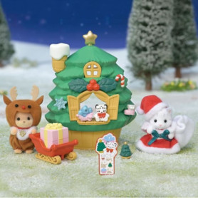 Mini-figurines - SYLVANIAN FAMILIES - La maison du Pere Noël - Des 3 ans Mini-figurines - SYLVANIAN FAMILIES - La maison du Pere Noël - Des 3 ans