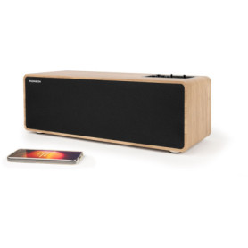 Enceinte bluetooth - THOMSON - Bois et noir Enceinte bluetooth - THOMSON - Bois et noir