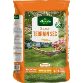 VILMORIN Semences de gazon rustique pour terrain sec - 10 kg VILMORIN Semences de gazon rustique pour terrain sec - 10 kg