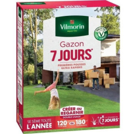 VILMORIN Semences de gazon 7 jours - 3 kg VILMORIN Semences de gazon 7 jours - 3 kg