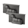 Lot de 2 moules a gâteaux 3D - ZENKER - Special Season - Forme d'agneau pascal - 900 ml