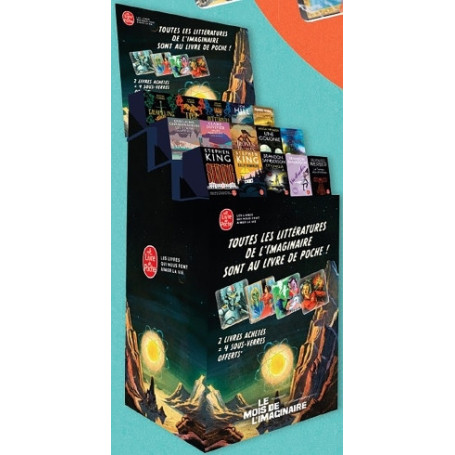 Présentoir lutrin 60LP Littérature imaginaire 2025