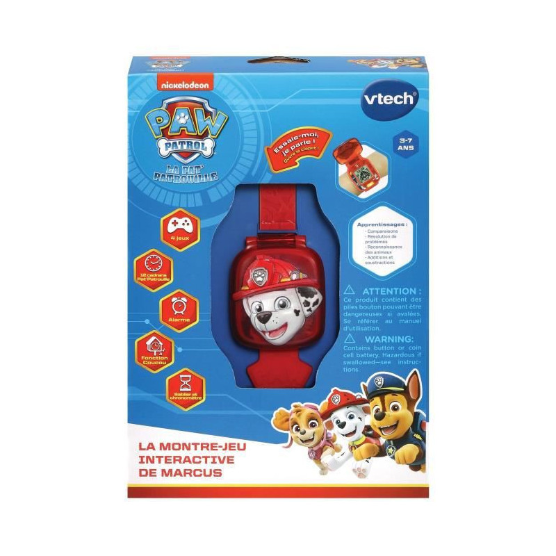 Image secondaire de Vtech Jouets Electroniques Educatifs Pat Patrouille - LA MONTRE-JEU INTERACTIVE DE MARCUS