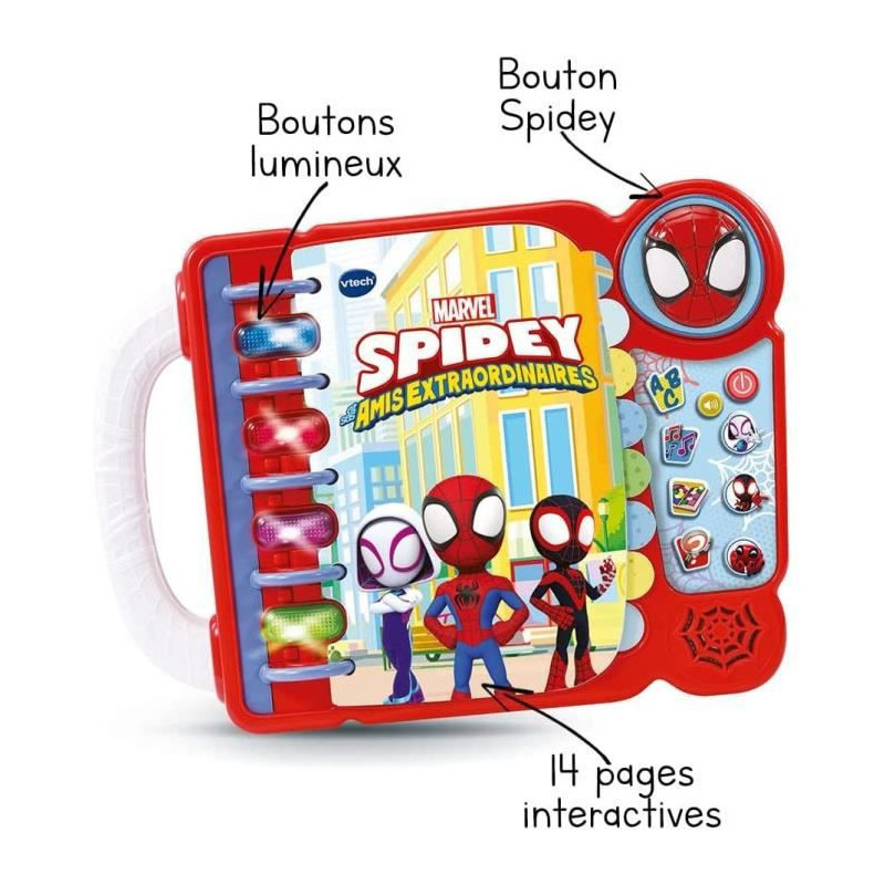 Image secondaire de Vtech Jouets Electroniques Educatifs LE LIVRE-JEU EDUCATIF DE SPIDEY