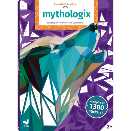 Mythologix - 12 tableaux à réaliser avec des autocollants