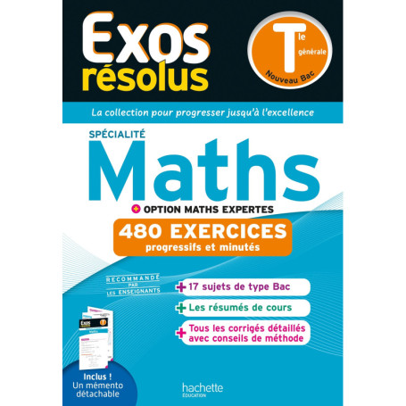 Exos résolus spécialité Maths + Option Maths expertes Tle