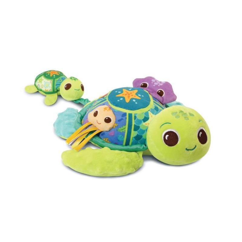 Vtech Baby - Play Green - Juju, Maman Tortue - Éveil des Sens (Bouteilles Plastique Recyclées)