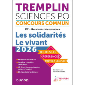 Tremplin Concours IEP Questions contemporaines 2026 Tremplin Concours IEP Questions contemporaines 2026