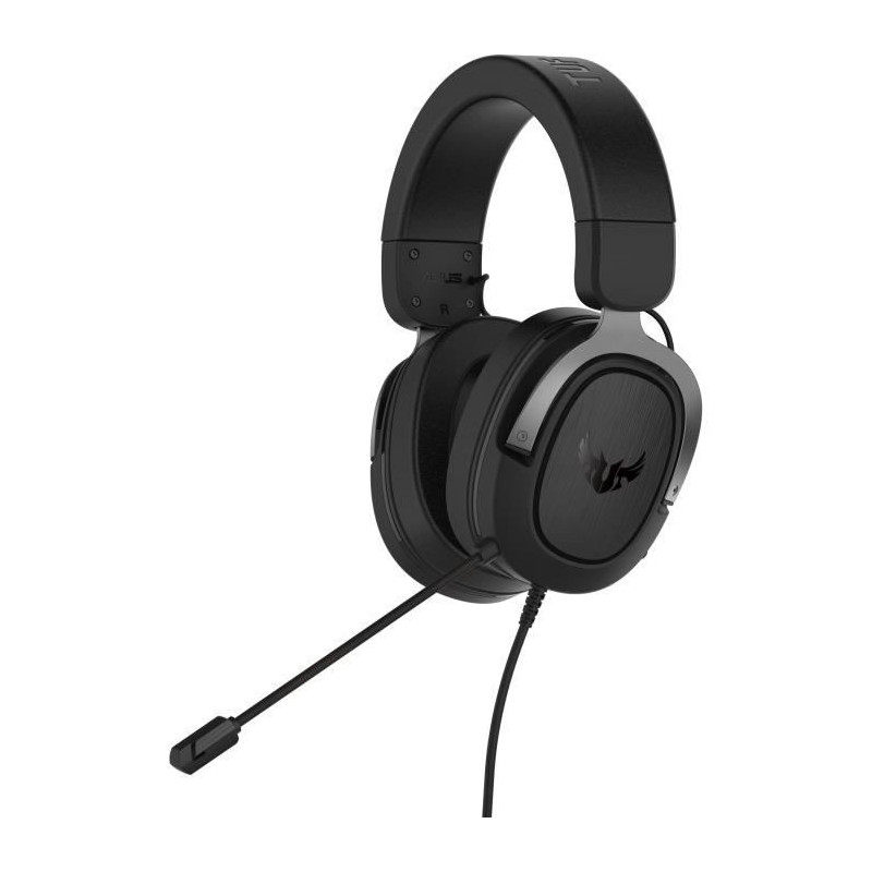 Asus TUF Gaming H3 Casque Avec fil Arceau Jouer Noir, Gris