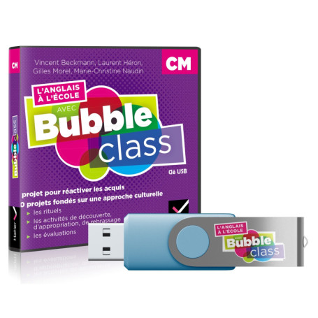 Bubble Class - Méthode d'anglais CM1,CM2, cycle 3 - Éd.2025 - Clé USB